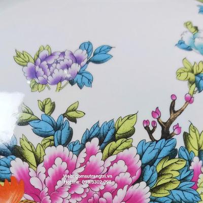 BÌNH HỌA TIẾT GÀ ĐẠI CÁT
